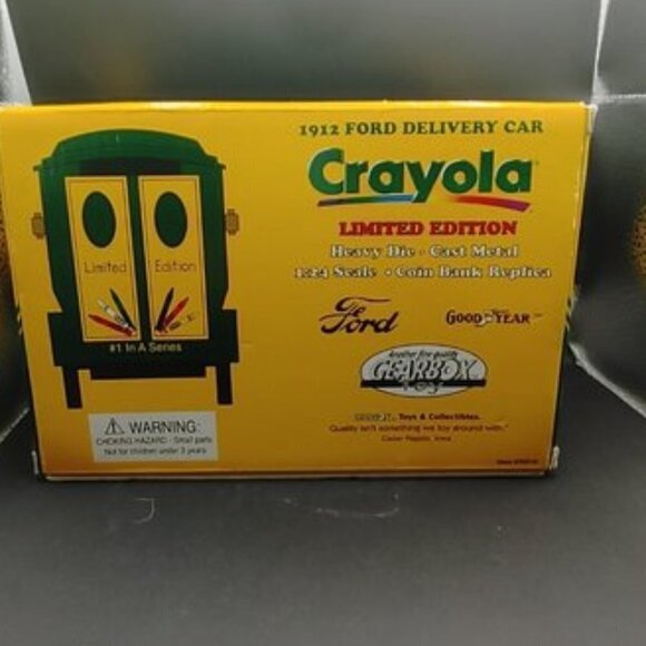 1998 Crayola 1912 Ford Van Ltd Ed Coin Bank Collectors Series - Picture 4 of 7